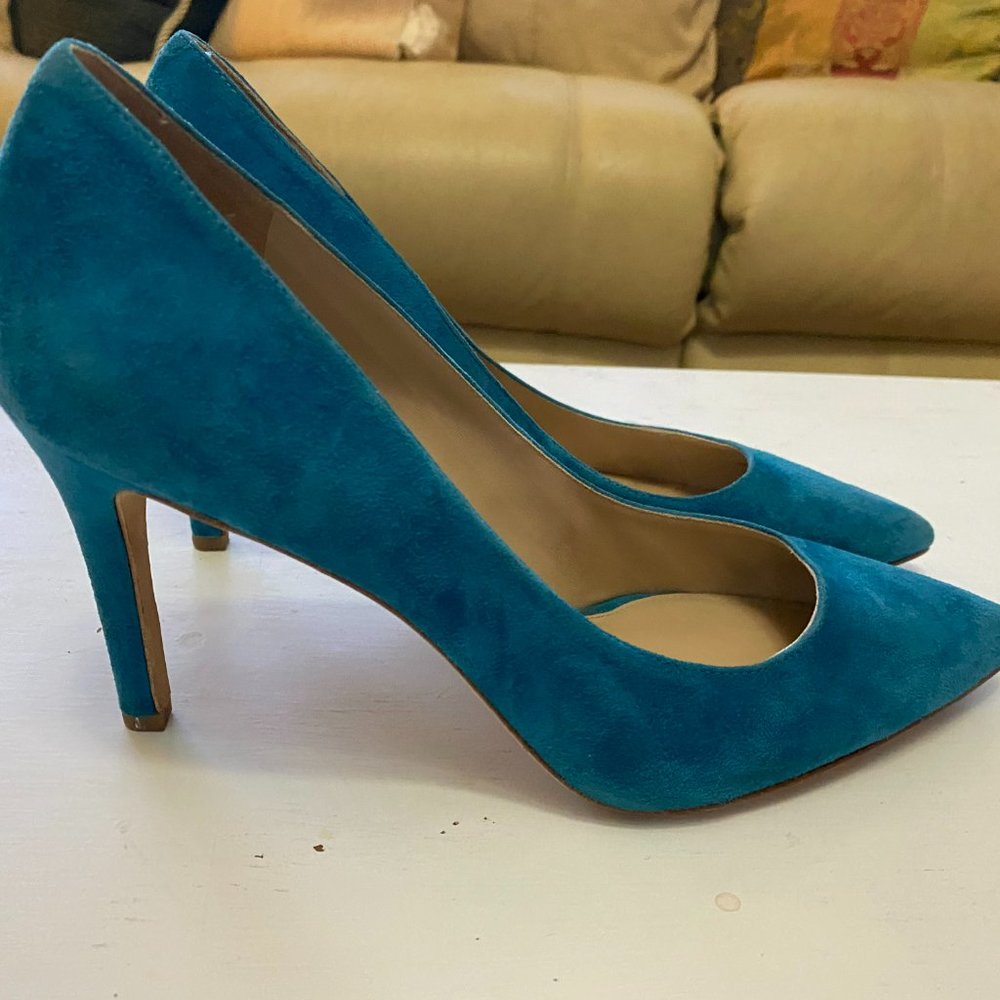 Suede High Heels